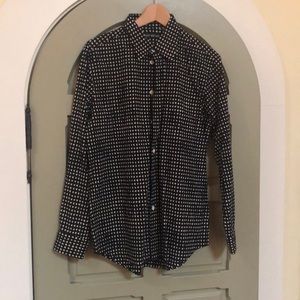 Issey Miyake Black shirt with white dots